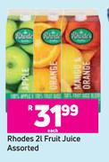 Rhodes Fruit Juice Assorted-2L Each
