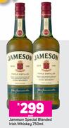 Jameson Special Blended Irish Whisky-750ml Each