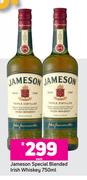 Jameson Special Blended Irish Whisky-750ml Each