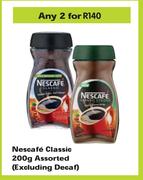 Nescafe Classic Assorted (Excluding Decaf)-For Any 2 x 200g