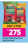 Ol'Roy Adult Dog Food Assorted-For Any 2 x 8Kg