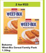 Bokomo Weet Bix Cereal Family Pack-For 2 x 1.35Kg