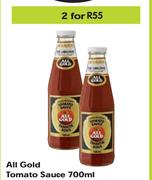 All Gold Tomato Sauce-For 2 x 700ml