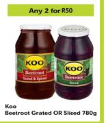Koo Beetroot Grated Or Sliced-For Any 2 x 780g