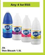 Jik Thin Bleach-For Any 4 x 1.5L 