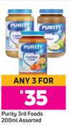 Purity 3rd Foods Assorted-For Any 3 x 200ml