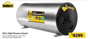 Builders 150L High Pressure Geyser