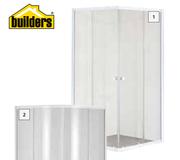Builders Corner Entry Shower Doors