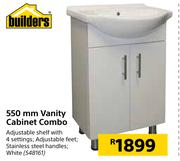 Builders 550mm Vanity Cabinet Combo