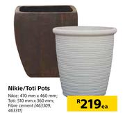 Nikie/Toti Pots-Each