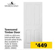 Swartland Townsend Timber Door