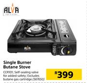 Alva Single Burner Butane Stove
