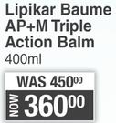 Laroche Posay Lipikar Baume AP + M Triple Action Balm-400ml
