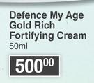 Bionike Defence My Age Gold Rich Fortifying Cream-50ml