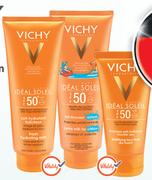 Vichy Ideal Soleil Very High Protection Face & Body Fresh Hydrating Milk SPF50+-Each