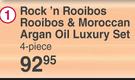 Good Stuff Rock n Rooibos & Moroccan Argan Oil Luxury Set 4 Piece