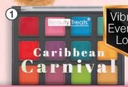 Beauty Treats Caribbean Carnival Eyeshadow Palette 16 Colours