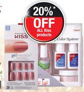 Kiss Gel fantasy Collection Ready To Wear Gel Nails 28 Nails Assorted-Per Pack