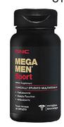 GNC Mega Men Sport Dietary Supplement 20 Capsules