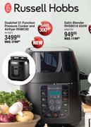 Russell Hobbs Dualchef 21 Function Pressure Cooker & Airfryer RHMC60
