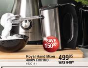 Royal Hand Mixer 400W RHHM3
