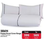 Sheraton Poppy Duvet Cover Range (Double)