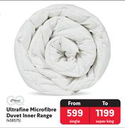 Classic Ultrafine Microfibre Duvet Inner Range (Single)