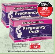 Lifestyle Nutrition Pregnancy Pack 30 Day Pack-Each