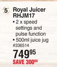 Russell Hobbs Royal Juicer RHJM17