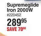 Russell Hobbs Supremeglide Iron 2000W 220452