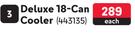 Camp Master Deluxe 18 Can Cooler-443135 Each