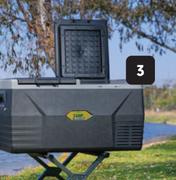 Camp Master 75L Fridge/Freezer 12V/220V 456642-Each