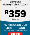 Samsung Galaxy Tab A7 10.4" LTE-On My MTN Choice 8GB