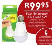 Flash Emergency LED Globe 5W