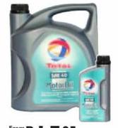 Total Motor Oil SAE40-5L Each