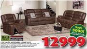 H&H Collection 3 Piece Hugo MKII Bomber Lounge Suite