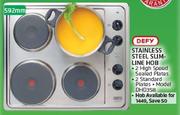 Defy 592mm Stainless Steel Slim Line Hob DHD358