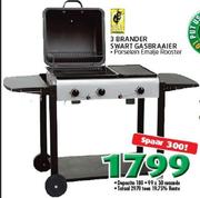 Bush & Baby 3 Brander Swart Gasbraaier