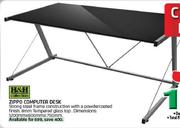 H&H Collection Zippo Computer Desk