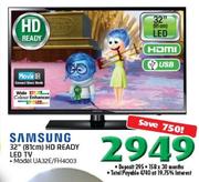Samsung 32"(81cm) HD Ready LED TV UA32E/FH4003