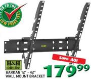 Barkan 12"-42" Wall Mount Bracket
