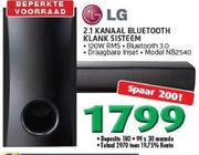 LG 2.1 Kanaal Bluetooth Klank Sisteem NB2540