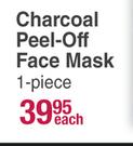 IQ South African Dermatologist Developed Charcoal Peel Off Face Mask 1 Piece-Each