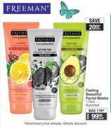 Freeman Feeling Beautiful Facial Masks Assorted-175ml Each