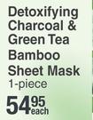 Himalaya Detoxifying Charcoal & Green Tea Bamboo Sheet Mask 1 Piece-Each