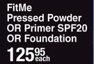 Maybelline Fit Me Pressed Powder Or SPF20 Or Foundation-Each