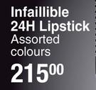 L'Oreal Infaillible 24H Lipstick Assorted Colours