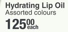 Palladio Hydrating Lip Oil Assorted Colours-Each