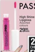 Passion Pro High Shine Lipgloss Assorted Colours-Each