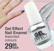 Passion Pro Gel Effect Nail Enamel Assorted Colours-Each